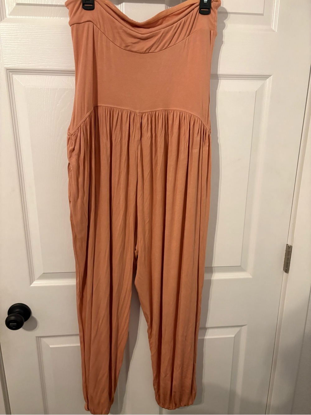 Halara Strapless Peach Jumpsuit - Picture 2 of 4